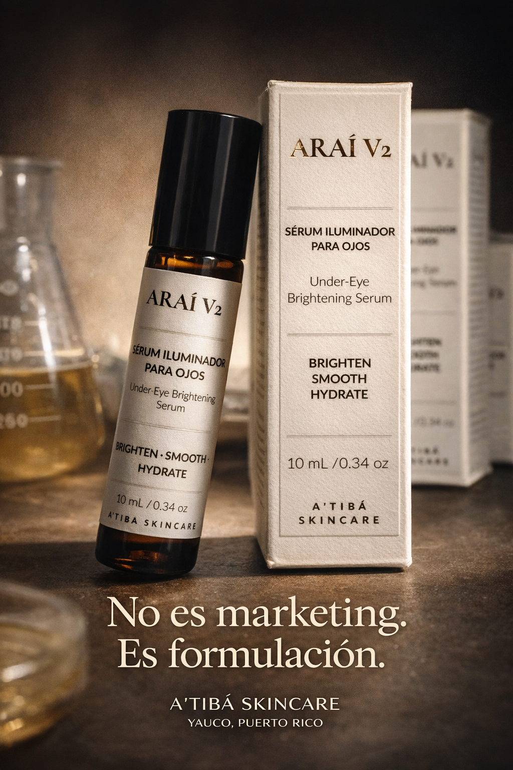 ARAÍ V2 under-eye serum by A'Tibá Skincare — product detail view