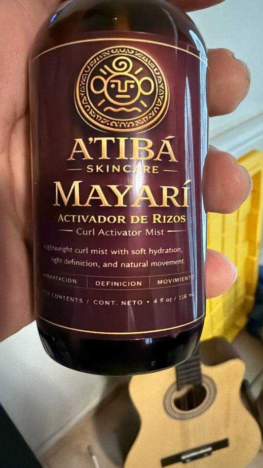 Mayarí Curl Activator Mist by A'Tibá Skincare — 8 oz fine mist bottle hero image