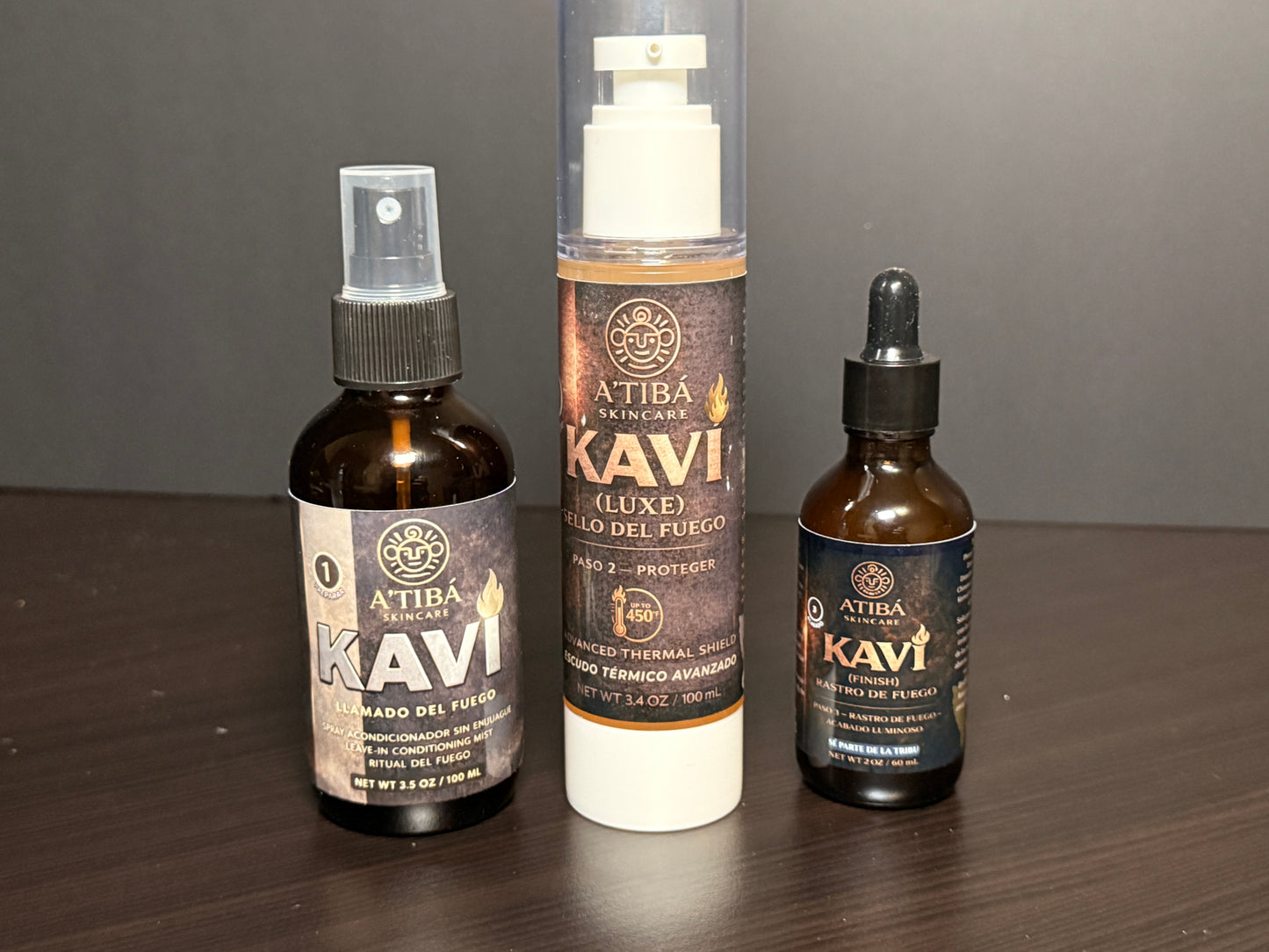 Kaví Luxe Sello del Fuego in bundle — Step 2 thermal protection serum