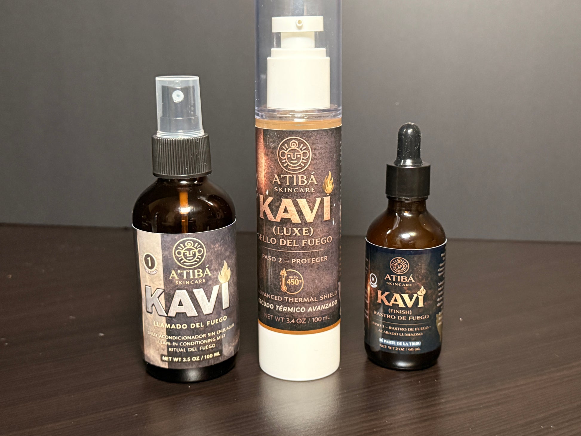 Kaví Luxe Sello del Fuego in bundle — Step 2 thermal protection serum