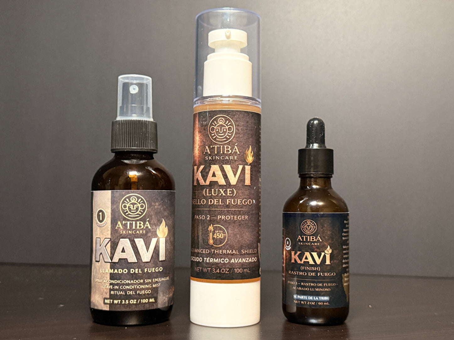 Kaví Rastro del Fuego in bundle — Step 3 finish polishing serum