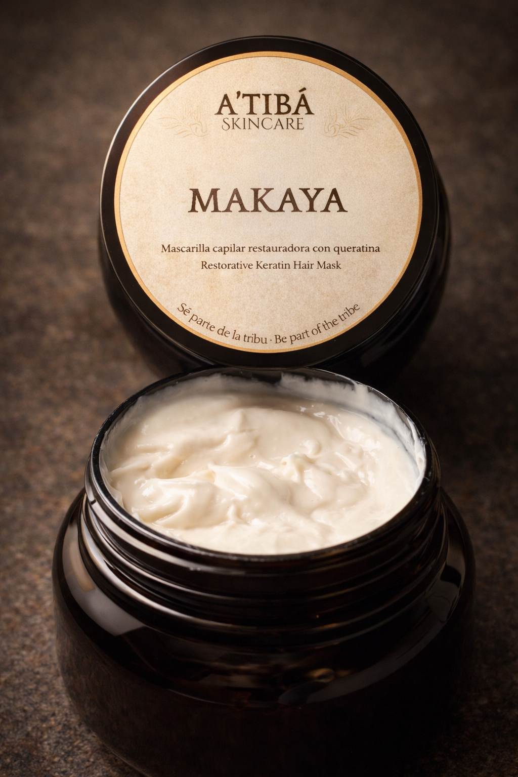 Makaya 5 oz luxury jar — keratin protein hair mask with argan oil and silk amino acids