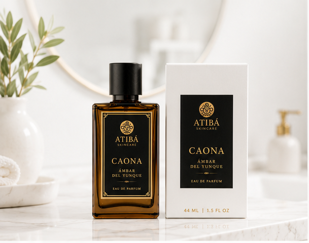 CAONA EDP hero image — A'Tibá Skincare luxury fragrance line
