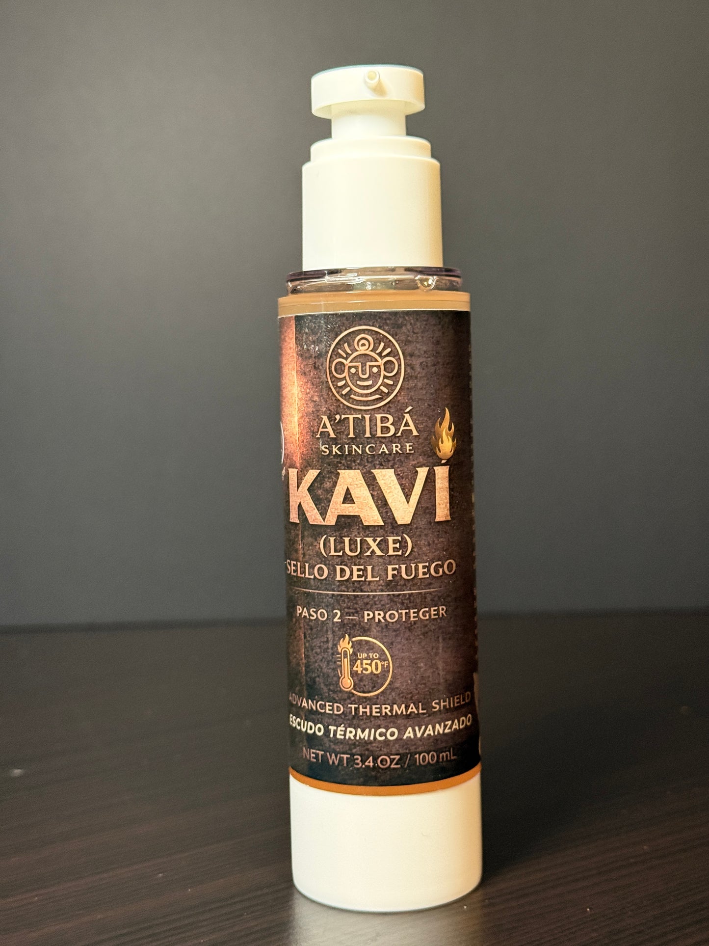 Kaví Luxe Sello del Fuego — Step 2 of the Ritual del Fuego