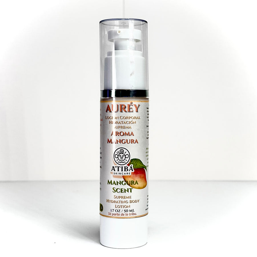Auréy · Sol Taíno  Néctar de Luz (Mangura) | Hydrating Body Lotion – Radiant Finish & Tropical Mango Scent