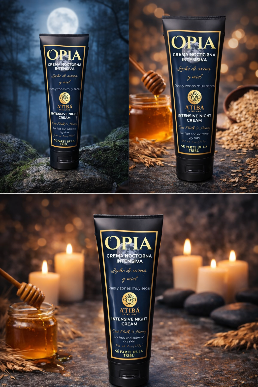 Opía – Intensive Night Cream | Oat Milk & Honey