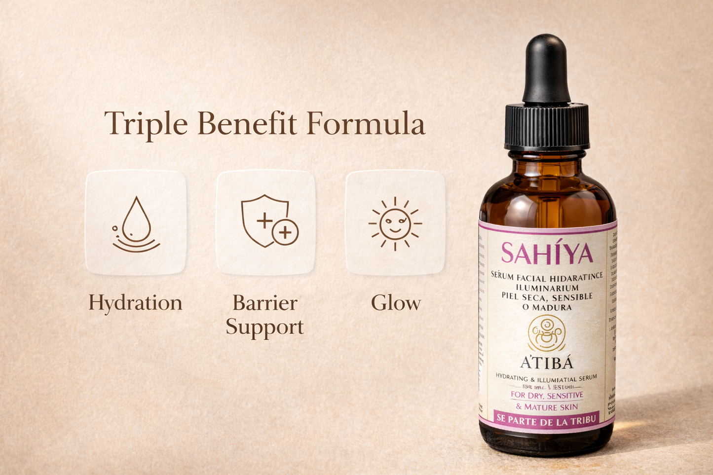 Sahíya — Hydrating & Illuminating Facial Serum (2 fl oz / 60 mL)