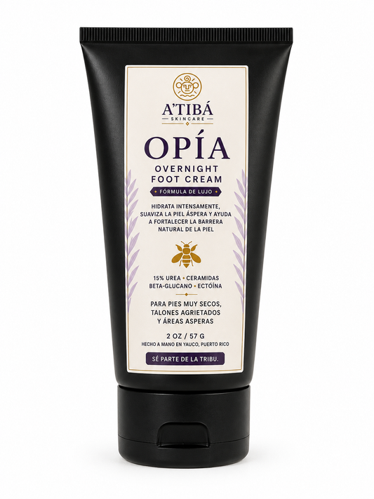 OPÍA Overnight Foot Cream – Luxury Formula | Crema Nocturna para Pies de Lujo